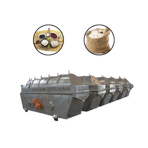 Machine de séchage à lit fluidisé vibratoire automatique et continu avec moteur SUS316L pour le traitement des aliments - Product Image 1