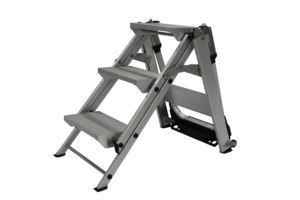 Escalera de aluminio plegable de 3 escalones de gran calidad, moderna, plegable de buena calidad con asa y palé <span class=keywords><strong>para</strong></span> uso doméstico - Product Image 5