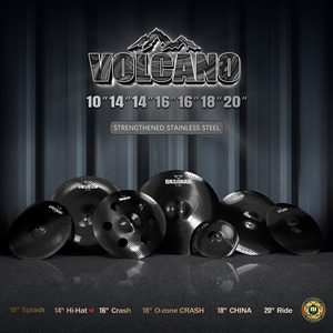 PD OEM a basso Volume materiale professionale pratica piatti Set all'ingrosso all'ingrosso di percussioni silenziose per uso domestico Set Set <span class=keywords><strong>7</strong></span> pezzi - Product Image 5