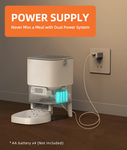 Con Chó Thực Phẩm Dispenser Với Nút LCD Hiển Thị Hẹn Giờ Thức Ăn Vật Nuôi Dispenser Tự Động Mèo Trung Chuyển Với Bộ Đếm Thời Gian - Product Image 5