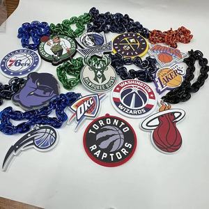 Colliers en mousse EVA 3D en gros, pendentif N-ba <span class=keywords><strong>New</strong></span> <span class=keywords><strong>York</strong></span> Knicks, grand fan, style hip-hop, bijoux de mode, pendentif Los Lakers&Heats - Product Image 2