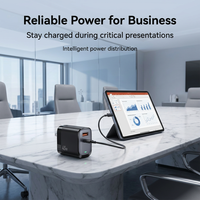 Chargeur USB 45W PD 3.0 QC 3.0 pour ordinateur portable, chargeur mural rapide USB C compatible avec MacBook Air, iPhone, Samsung, adaptateur secteur Type C 45W