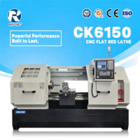 Tour CNC automatique CK6150-1500 380V pour tournage de métaux, haute performance, haute productivité, prix direct usine