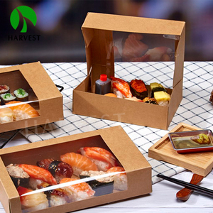 Caja de Cartón Rectangular Desechable Ecológica con Ventana Antivaho de PE <span class=keywords><strong>para</strong></span> Productos del Hogar - Product Image 6