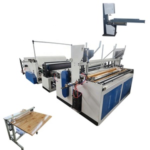 <span class=keywords><strong>Enrouleur</strong></span> de <span class=keywords><strong>papier</strong></span> toilette entièrement automatique à grande vitesse, ligne de production de <span class=keywords><strong>papier</strong></span> toilette à petite échelle, machine à gaufrer les essuie-tout de cuisine - Product Image 4