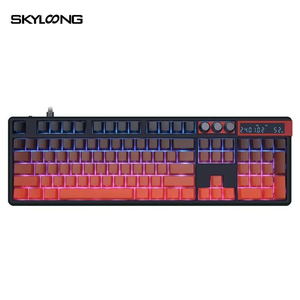 คีย์บอร์ดเกมมิ่งแบบกลไก <span class=keywords><strong>SKYLOONG</strong></span> GK104Pro รุ่นใหม่ล่าสุด ขนาดเต็ม พร้อมไฟ RGB LED ด้านหลัง ระบบเสียงคู่ รองรับ Gateron+ แบตเตอรี่ 4000mAh - Product Image 3