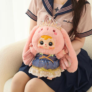 Figura coleccionable Cross-Border Three Little Plushies 400% Body-Soft Cute Bunny Cartoon Peripheral Plush Frozen Inspirado Regalo Muñeca para niñas - Product Image 3