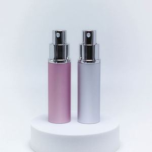Custom Engrave Logo Cosmetic 10ml Black Round Aluminum <b>Perfume</b> Pump Sprayer <b>Atomizer</b> with Screen Printing - Product Image 3