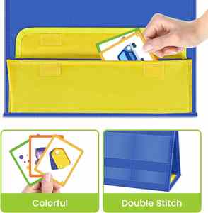 Support de tableau de poche CVC pour la construction de mots avec tableaux effaçables, jeux de lecture, d'orthographe et de phonétique pour enfants, indispensables en classe - Product Image 5