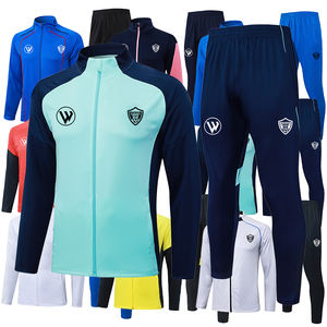 2025 2026, venta al por mayor, conjunto de chaqueta de fútbol para hombre, chaqueta de fútbol con logotipo de Club en blanco de alta calidad para entrenamiento - Product Image 4