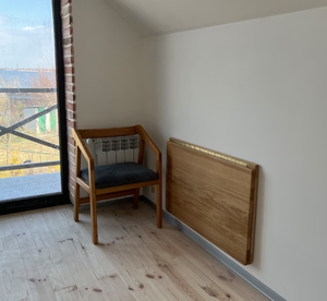 202407 लकड़ी की दीवार काम डेस्क, तह डेस्क, घर कार्यालय मजबूत डेस्क - Product Image 6