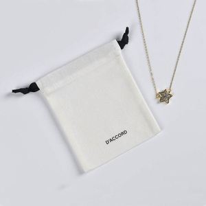 Bolsa de Almacenamiento de Monedas con Cordón de Algodón y Logotipo Personalizado, Bolsa de Embalaje de Joyería de Lona de Algodón de Lujo Mini - Product Image 5