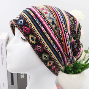 Chapeaux de <span class=keywords><strong>chimio</strong></span> personnalisés pour femmes Chapeaux Slouchy Beanie Cap Scarf - Product Image 2