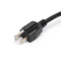 Câble d'alimentation américain vers IEC C13, cordon Nema 5-15P, câbles d'alimentation CA 125V, prise 3 broches, rallonge pour câble d'alimentation d'ordinateur