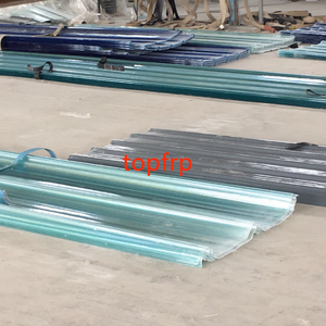 FRP Fiber Glass Corrugated Roofing Fiberglass Roof <b>Sheet</b> for Workshop Warehouse and Vegetable Greenhouse - Product Image 3
