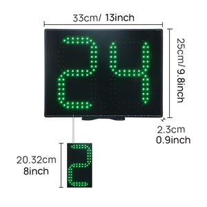 YIZHI electrónico LED editable 12/24/14s reloj de tiro utilizado para equipo de entrenamiento de cancha de baloncesto multideportes - Product Image 2