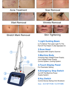 Non-Invasive Anti-Aging Skin Care CO2 Oxygen Micro-current Plastic ABS Face Lift No Needle Beauty Desktop Acne Scar Removal - Product Image 6