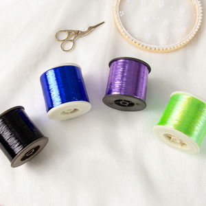 <span class=keywords><strong>Fil</strong></span> métallique en Polyester blanc, paillettes or <span class=keywords><strong>argent</strong></span>, <span class=keywords><strong>Lurex</strong></span>, <span class=keywords><strong>fil</strong></span> coloré pour le tricot, usine, vente en gros - Product Image 3