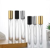 Vente en gros de flacons vaporisateurs de parfum miniatures carrés de 15 ml, flacons en verre avec pompe pulvérisatrice, impression sérigraphique, diffuseur de parfum Guanyang