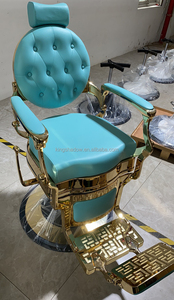 Meubles de salon équipement de coiffure chaise de barbier <span class=keywords><strong>pas</strong></span> <span class=keywords><strong>cher</strong></span> chaises de salon de coiffure pour hommes chaise de baber en métal - Product Image 2