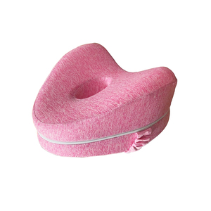 Cojín de soporte de rodilla de espuma viscoelástica en forma de corazón, técnica de punto, alivio del dolor de piernas, almohada Lumbar - Product Image 5