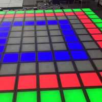 Super Grid Games LED Dance Floor Lava Jumping Amusement Park Jeux interactifs pour enfants et adultes Activation Vloer