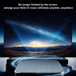 Mini Proyector de Mesa DLP Portátil Inteligente 1080P 4K Compatible con Batería Integrada Altavoces Estéreo <span class=keywords><strong>HIFI</strong></span> Windows 11 para Educación Niños - Product Image 2