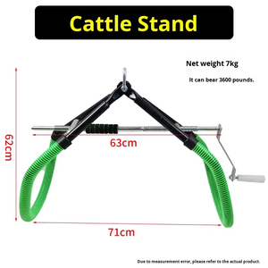 축산농장 소 산후 마비 환자용 스테인리스 스틸 지지대 - 신형 내구성 소 건강 관리용 - Product Image 4