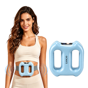 Masseur à double anneau fascia avec 5 niveaux d'intensité réglables, 3 modes de fréquence variables, pistolet de massage mains libres pour massage abdominal - Product Image 1