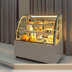 Réfrigérateur commercial à deux portes Rebirth RCA/<span class=keywords><strong>RCCA</strong></span> de 48 pouces de large, vitrine réfrigérée pour boulangerie et charcuterie, portes en verre, commande numérique, NSF//ETL - Product Image 1