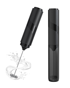 Custom Logo Stainless Steel <b>Automatic</b> Milk Steamer Handheld Electric <b>Coffee</b> <b>Machine</b> Whisk Milk Frother - Product Image 1