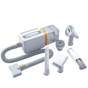 Secador de Pelos para Animais de Estimação Profissional OEM de Fábrica com Escova de Sucção a Vácuo para Cães e Gatos, Baixo Ruído, Kit de Limpeza Elétrica para Animais de Estimação - Product Image 1