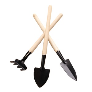 Ensembles d'outils de jardinage de qualité industrielle avec manche en métal et en bois, OEM disponible - Product Image 1