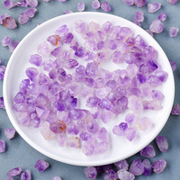 Points d'améthyste naturelle en gros, pierres de cristal brutes en vrac pour diffuseur d'huiles essentielles, aromathérapie, décoration d'aquarium