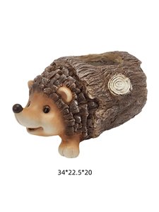 Decorazione Natalizia da <span class=keywords><strong>Giardino</strong></span> a Forma di <span class=keywords><strong>Riccio</strong></span> in Resina, Scultura Animale Realistica Dipinta a Mano, Ornamento Venduto Direttamente dalla Fabbrica - Product Image 3