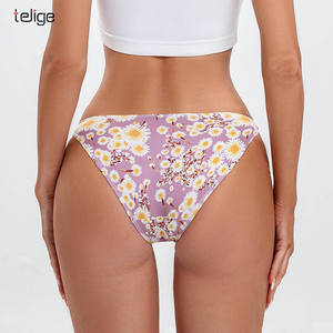 Culotte string sans couture en soie glacée pour <span class=keywords><strong>femme</strong></span>, taille basse, sport et fitness, sexy - Product Image 3