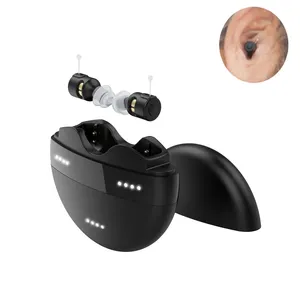 New product pocket cic mini hearing aids invisible rechargeable digital medical hearing aid device