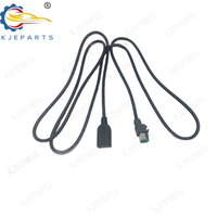 Adaptateur vert 4 broches vers prise USB, câble de chargeur de données USB, faisceau de câblage complet pour Toyota et Nissan