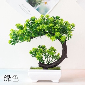 Yuyyuyang קטן מקורה בבית יצירתי נירדי צמח פרחים נוי סלון שולחן קישוט פרחים מלאכותיים - Product Image 6