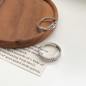 925 Sterling Thai <b>Silver</b> Index Finger Open <b>Ring</b> Chain Design Women's Fashion Jewelry Gift - Product Image 2