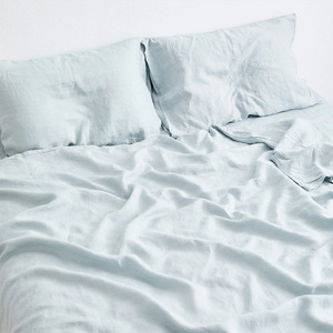 Sinyoo Ga Trải Vải Lanh Nguyên Chất Ga Trải Vừa Vặn Vải Lanh Pháp Bộ Ga Trải Giường Vải Lanh Khách Sạn Cỡ <span class=keywords><strong>King</strong></span> - Product Image 4