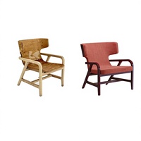 Fauteuil inclinable moderne en bois courbé pour la détente à la maison et la chambre
