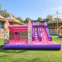 Structure Gonflable Licorne Norme UE Grande Équipement de Divertissement Gonflable Extérieur Aire de Jeux Intérieure pour Enfants