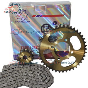 Chaîne de <span class=keywords><strong>moto</strong></span> colorée de haute qualité CQHZJ <span class=keywords><strong>428</strong></span> Kit de chaîne et pignons 428h pour transmission de <span class=keywords><strong>moto</strong></span> - Product Image 1