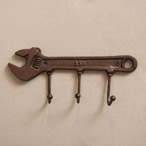 Master Gu <b>Wall</b> <b>Hooks</b> Wrench Hammer Design Metal Iron Home Decor <b>Key</b> Holder Coat Rack - Product Image 2