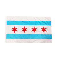 Drapeau national américain en polyester 3x5 pieds, États-Unis, Texas, Chicago, Hawaï, impression personnalisée, pays du monde entier, États-Unis