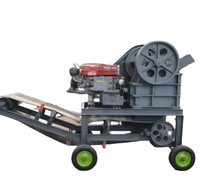 Hochproduktiver AC-Motor-Backenbrecher für den Bergbau mit 20-160 t/h Kapazität