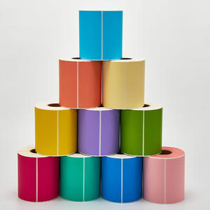 Papier <span class=keywords><strong>d</strong></span>'étiquettes thermiques autocollantes personnalisables en couleur, taille et forme, imprimé <span class=keywords><strong>à</strong></span> l'<span class=keywords><strong>or</strong></span>, sensible <span class=keywords><strong>à</strong></span> <span class=keywords><strong>la</strong></span> chaleur, adhésif amovible/permanent - Product Image 2