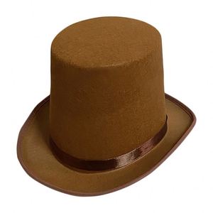 Sombrero de Mago de Fieltro Negro Divertido de 20 cm, Unisex, para Adultos y Niños, Disfraz para Carnaval, Fiesta y Halloween - Product Image 3