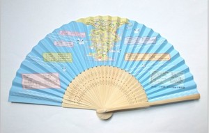 Promotional Fan Customized Paper Hand Fan <b>Bamboo</b> Rib 21cm Wood Folding Fan for Wedding and Party Use - Product Image 4